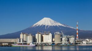 日本富士山附近的一座工厂