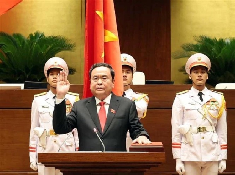 陈青敏当选越南第十五届国会主席