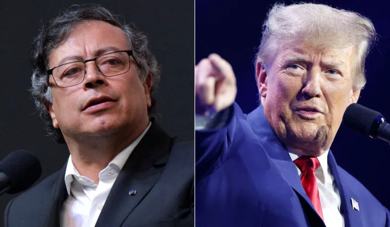 古斯塔沃·佩特罗（Gustavo Petro）、唐纳德·特朗普（Donald Trump）